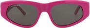 Balenciaga 53mm Rectangle Sunglasses