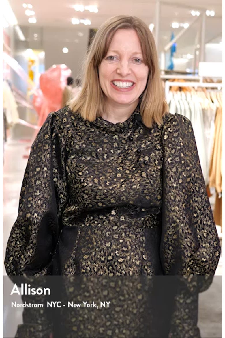 Metallic Grecian Long Plus Size Dress video
