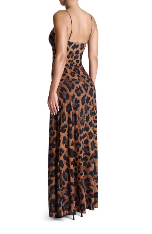 Naked Wardrobe Printed Maxi Dress In Multi