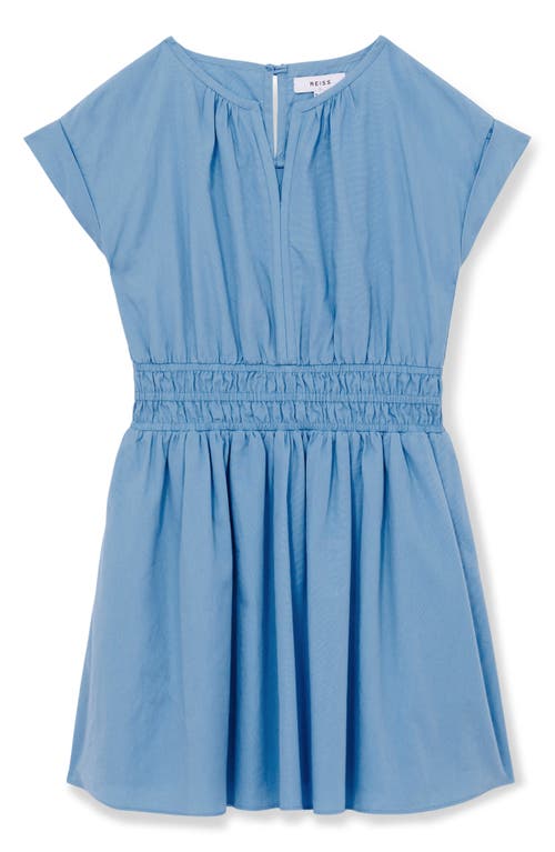 REISS REISS KIDS' LENA JR. COTTON SMOCKED WAIST DRESS 