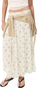 MANGO Falda Godet Pleat Skirt