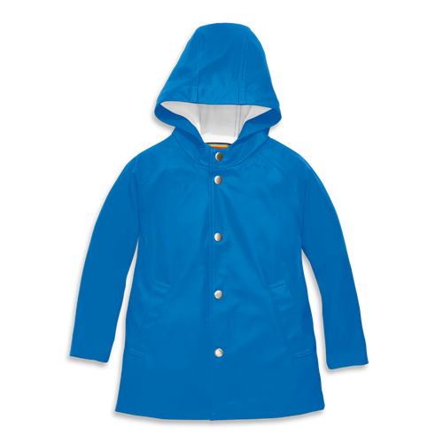 Primary Kids Raincoat In Blueberry