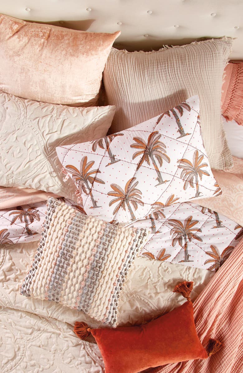 Peri Home Velvet Tassel Accent Pillow, Alternate, color,