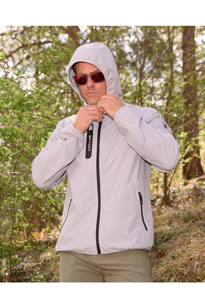 Men Mountain Mist Rain Jacket, Alternate, color, Pewter