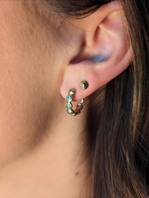 Campbell + Charlotte Evolve Oval Hoop Earring In Gold