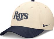 Nike Men's Nike Natural/Navy Tampa Bay Rays Statement Rise Performance Flex Hat