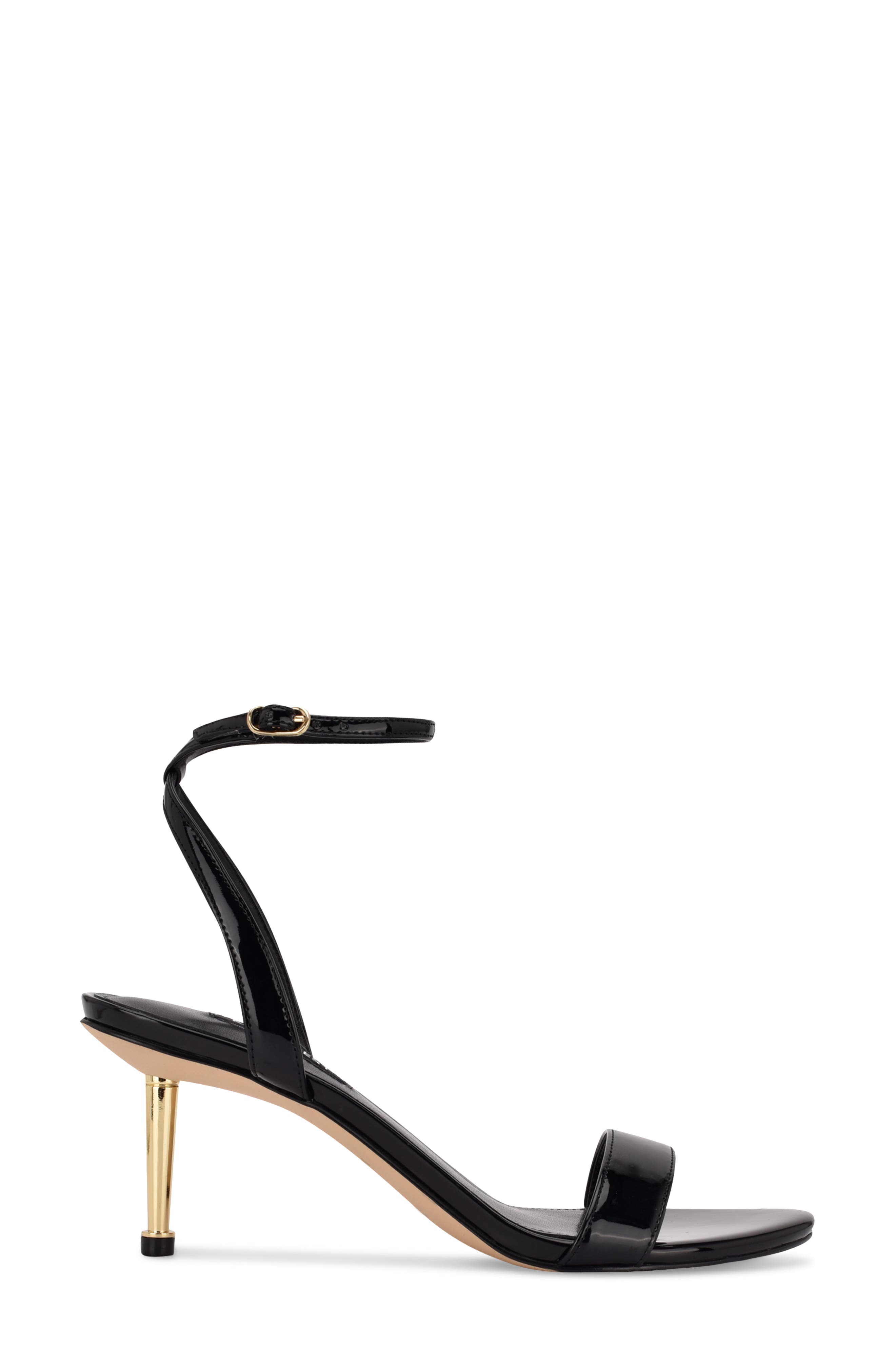 Nine West Anny Sandal, Alternate, color, Black Patent