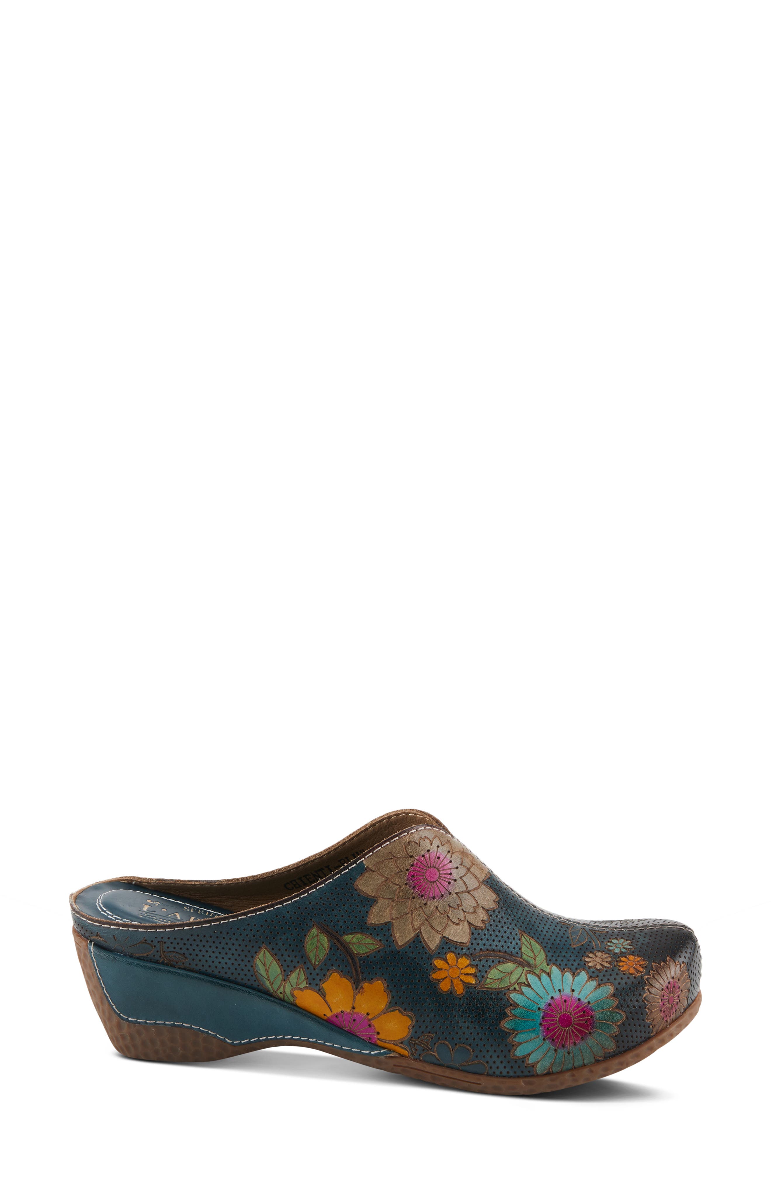 L'Artiste by Spring Step Chienti Perforated Mule, Alternate, color, 