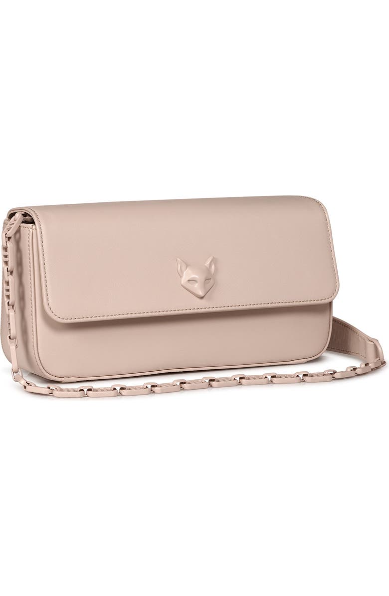 DESERI Michele Monochrome Crossbody Clutch, Alternate, color, Beige