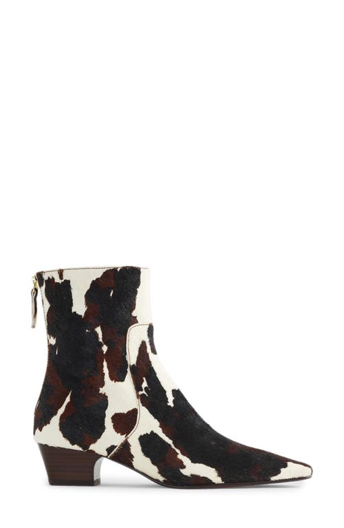 Madewell The Lexie Genuine Calf Hair Bootie In Multi