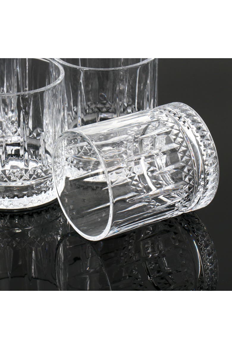 4 Piece 13 Ounce Double Old-Fashioned Glass Set, Alternate, color, Clear