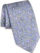 David Donahue Paisley Silk Tie