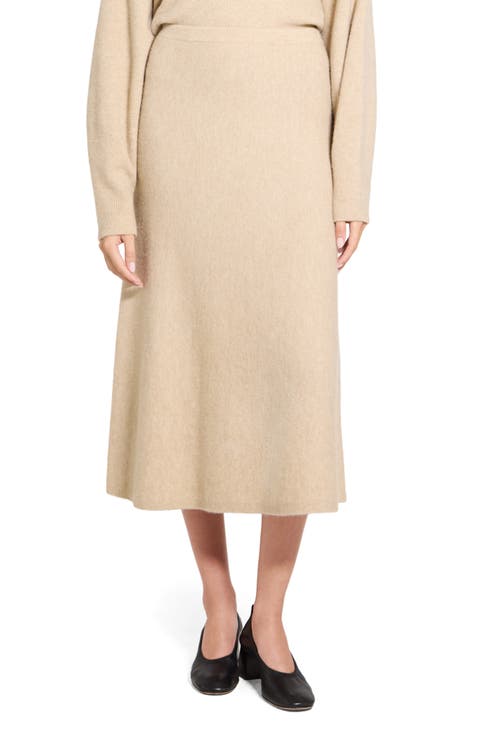 Astor Wool Blend Flare Skirt