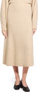 Theory Astor Wool Blend Flare Skirt
