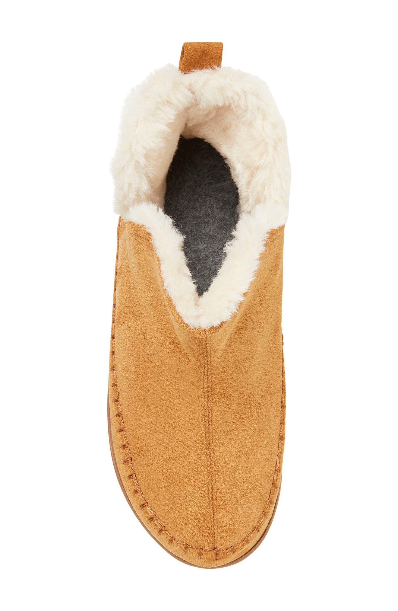 Brix Faux Fur Lined Slipper, Alternate, color, WHISKEYDNU