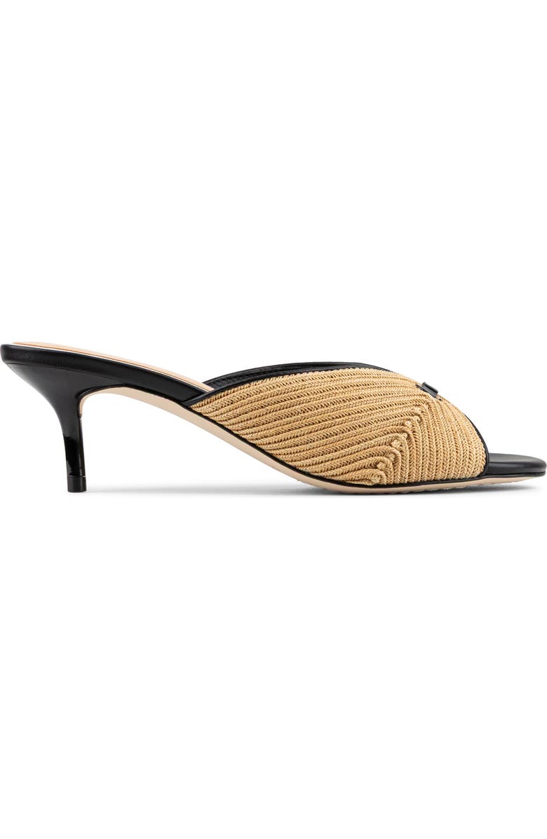 Donald Pliner Raffia Sandal, Alternate, color, Black