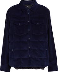Moncler Grenoble Gelt Quilted Corduroy Shirt Jacket