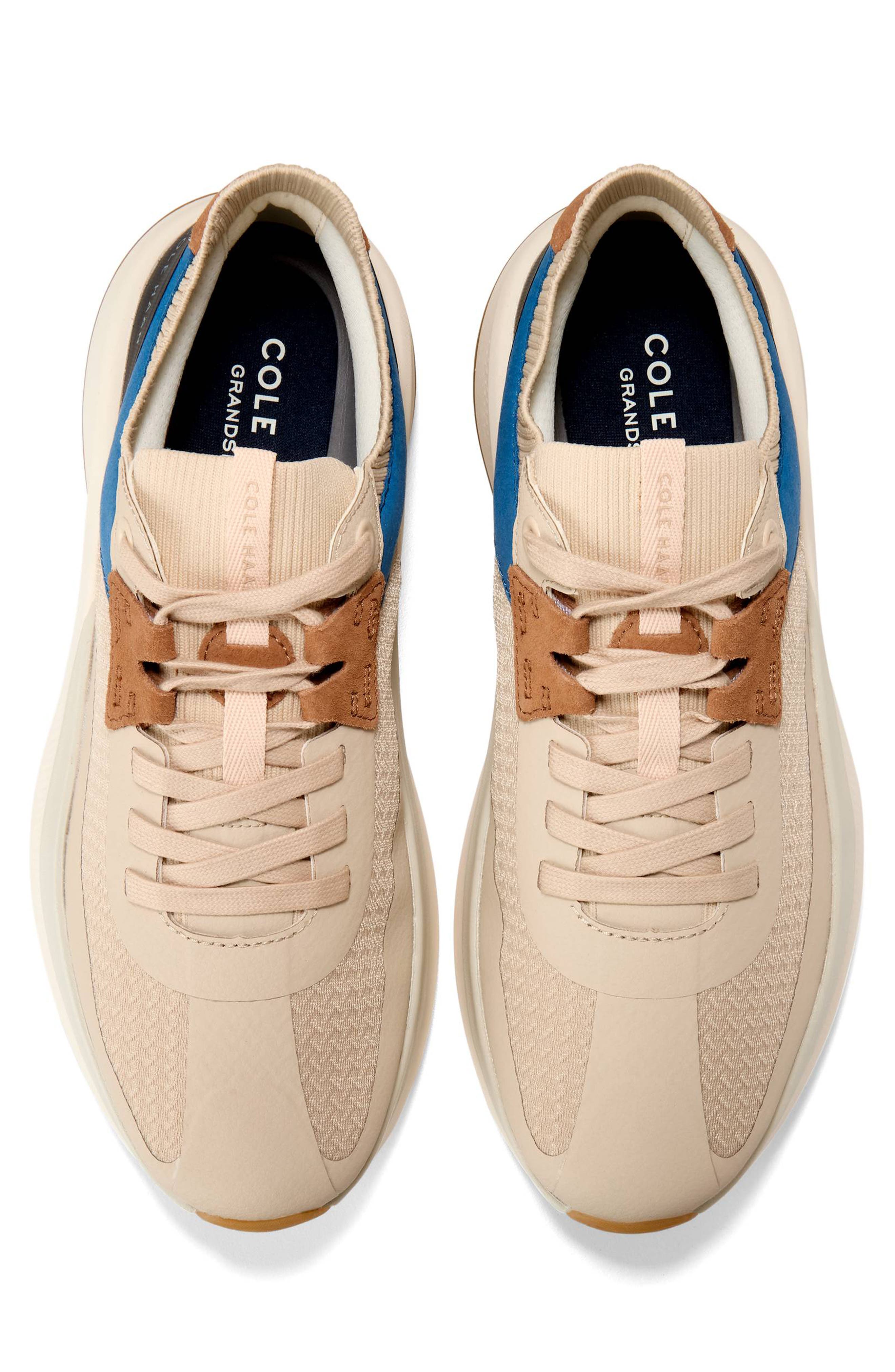 Cole Haan GRANDPRO All Day Runner Sneaker, Alternate, color, Oat / Blue/ Ivory
