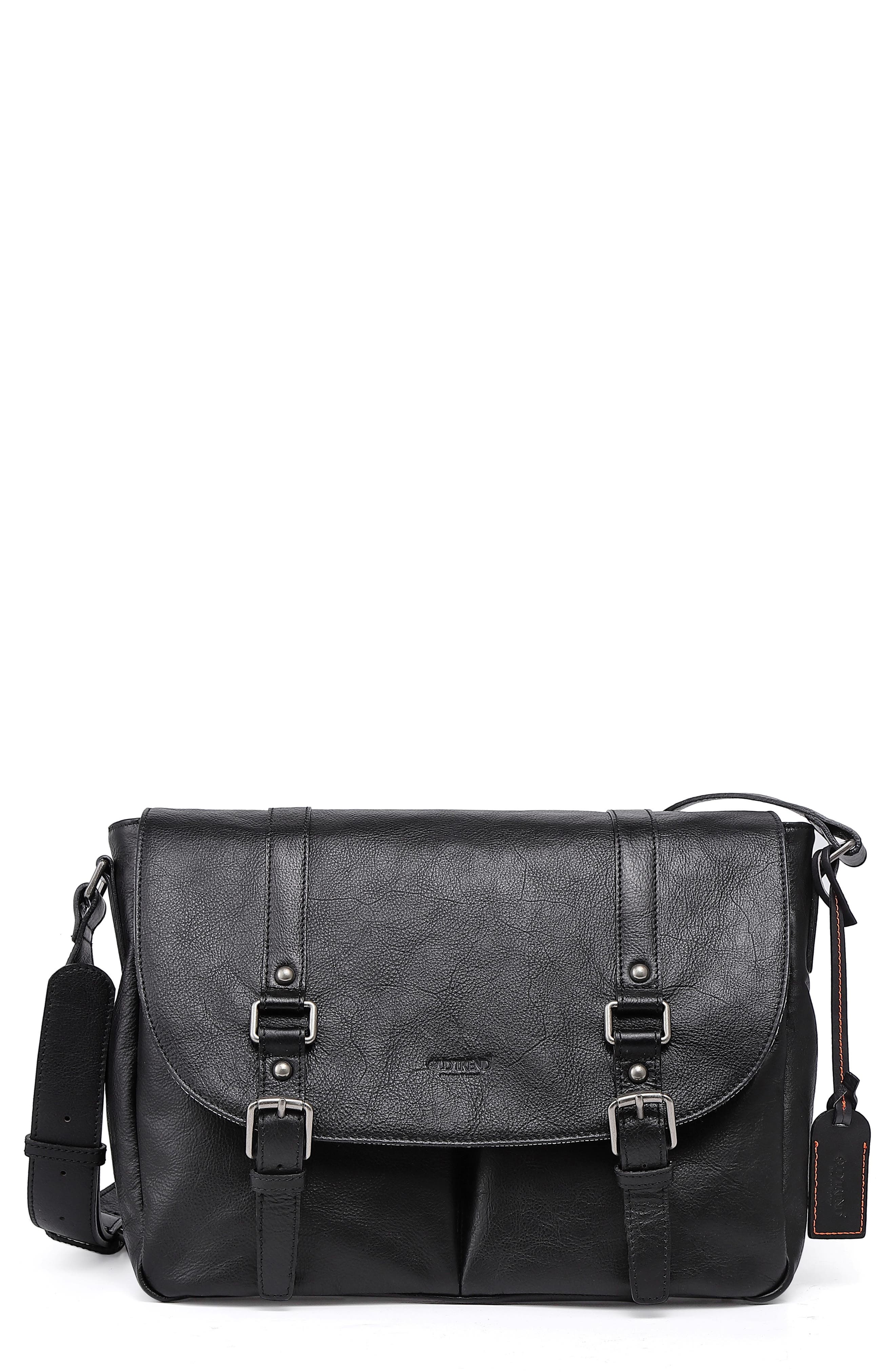 OLD TREND Moonlight Messenger Leather Shoulder Bag, Main, color, 