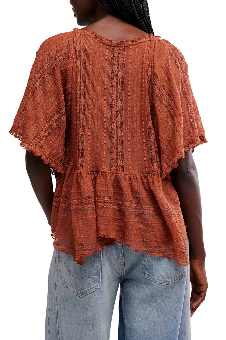 In Your Dreams Lace Top, Alternate, color, TOASTED COCOA
