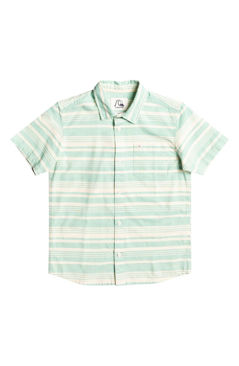 Quiksilver Kids' Cali Sunshine Button-Up Shirt, Main, color, 
