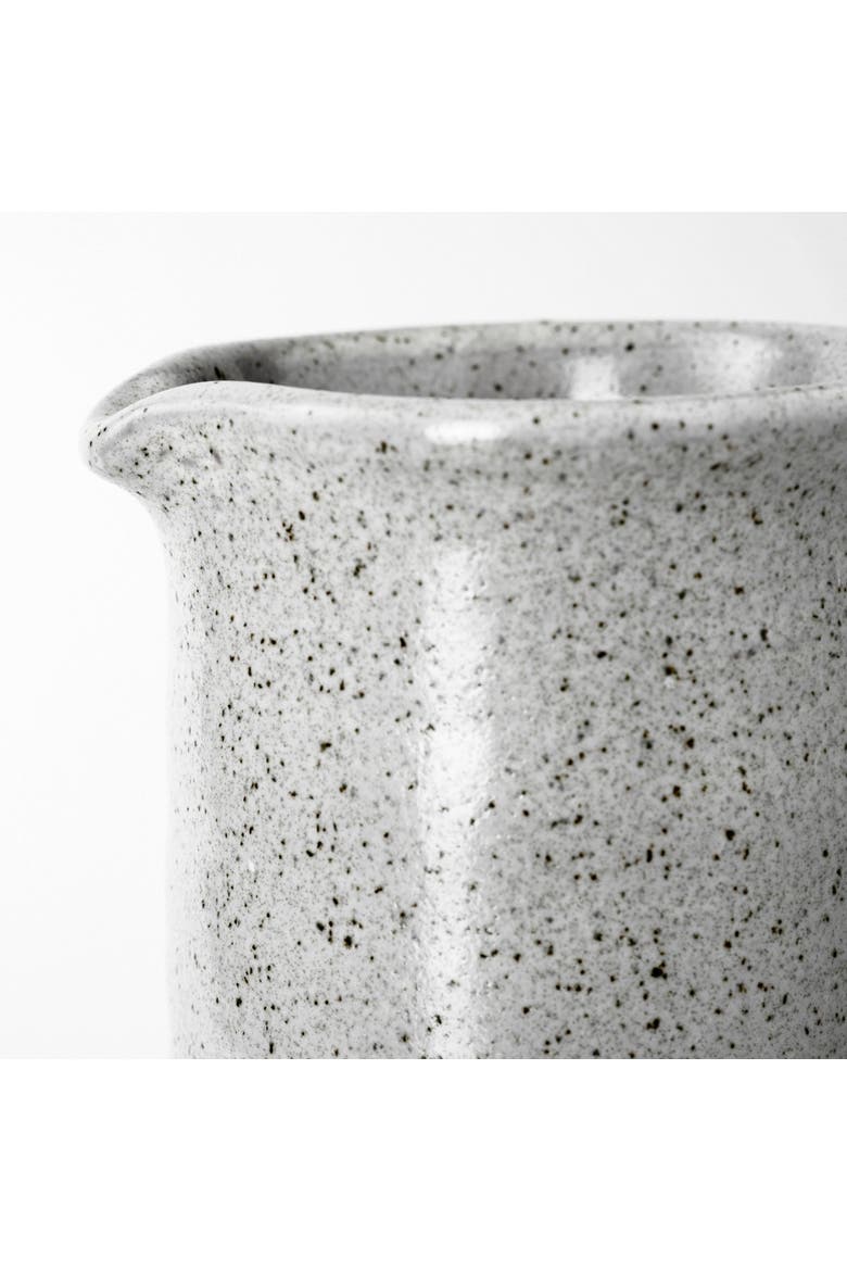 Frieda Freckled Ceramic Jug, Alternate, color, Grey