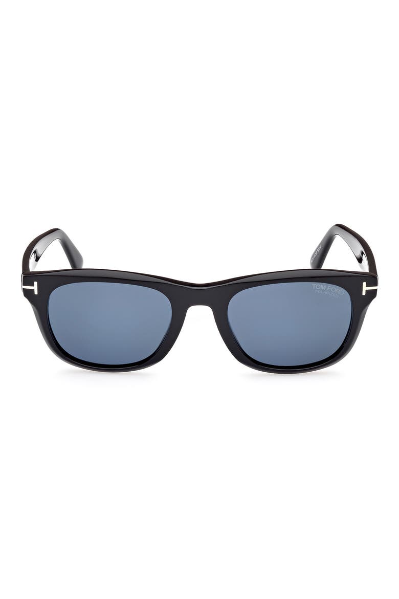 Kendel 54mm Square Sunglasses, Main, color, BLACK ECO / T LOGO