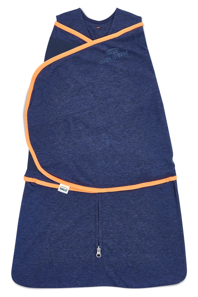 SleepSack™ Ideal Temp Swaddle, Main, color, NAVY