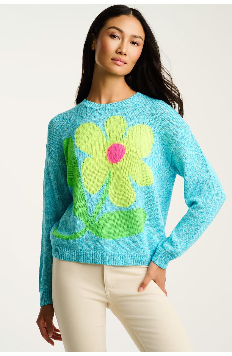 Lisa Todd Bel Fiore Flower Sweater, Main, color, 