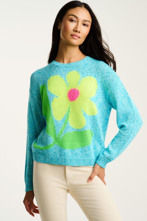 Bel Fiore Flower Sweater