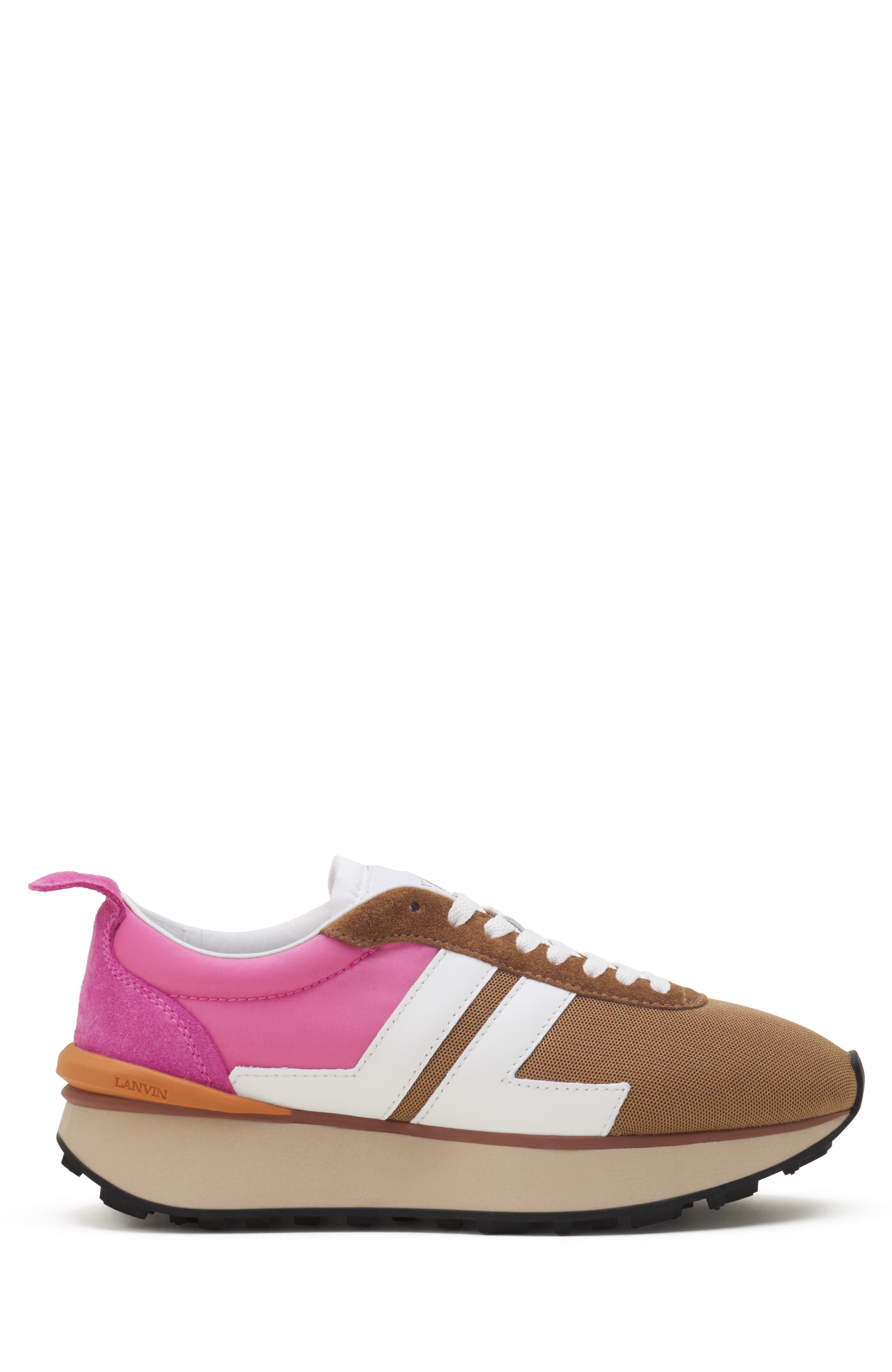 Bumpr Sneakers In Nylon And Mesh, Main, color, Red/Lilac