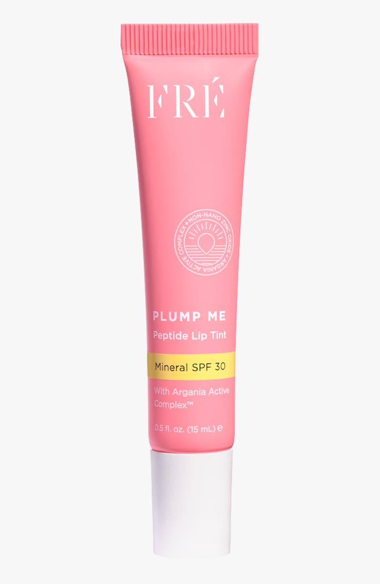 FRÉ Skincare PLUMP ME Peptide Lip Tint Mineral SPF 30, Main, color, Pampelonne (Baby Pink)
