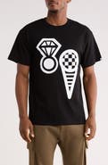 ICECREAM Checkers Graphic T-Shirt