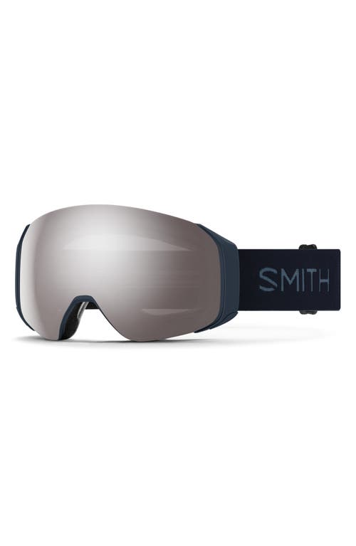 Smith 4d Mag™ 154mm Snow Goggles In Midnight Navy/platinum