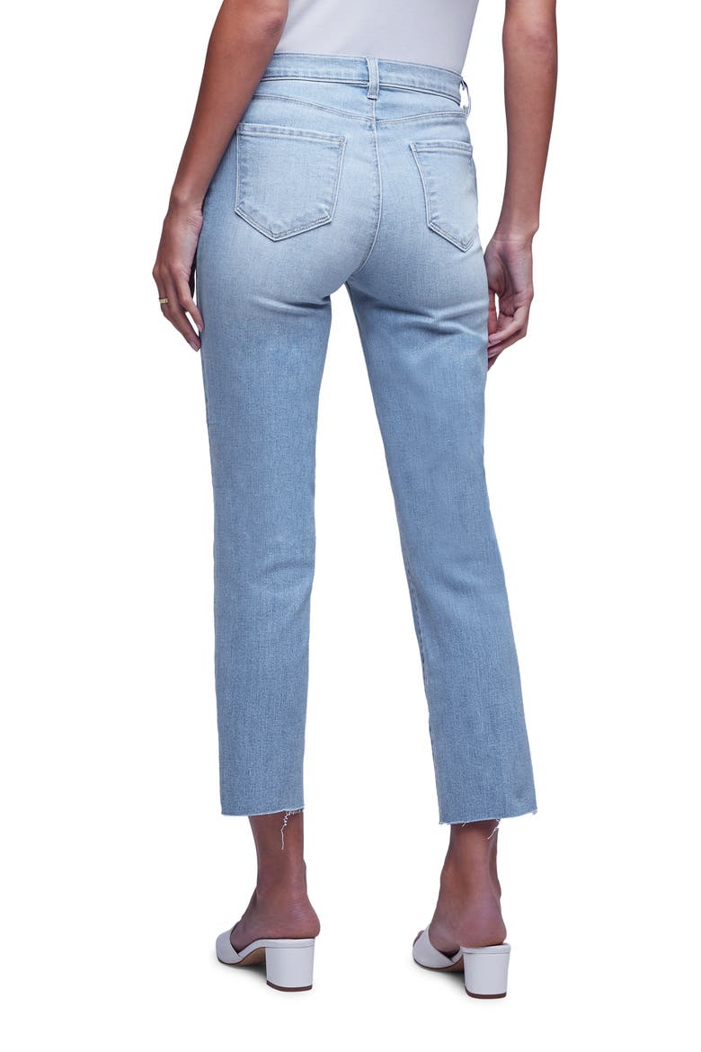 Sada High Waist Crop Slim Leg Jeans, Alternate, color, OMAHA