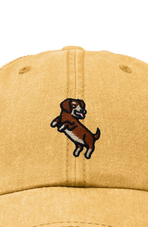 DALIX DALIX DACHSHUND EMBROIDERED DAD CAP