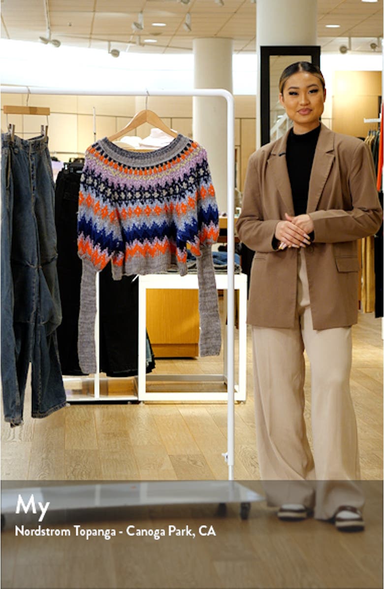 Home for the Holidays Juliet Sleeve Sweater, sales video thumbnail