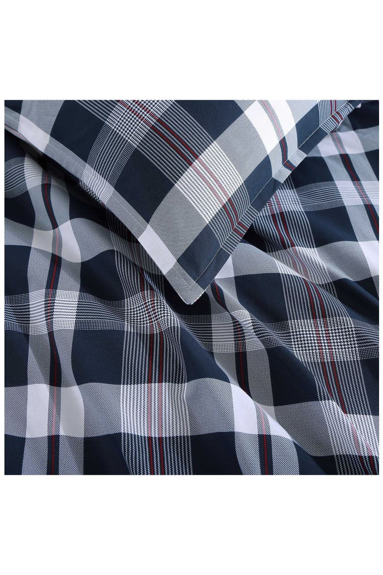 Dream Madras Cotton Percale Comforter & Shams Set, Alternate, color, DARK BLUE