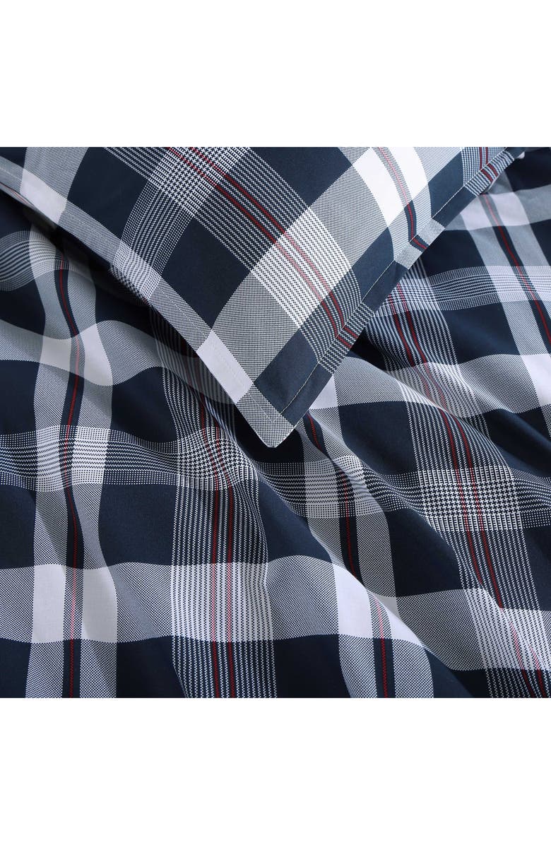 Tommy Hilfiger Dream Madras Cotton Percale Comforter & Shams Set, Alternate, color, Dark Blue
