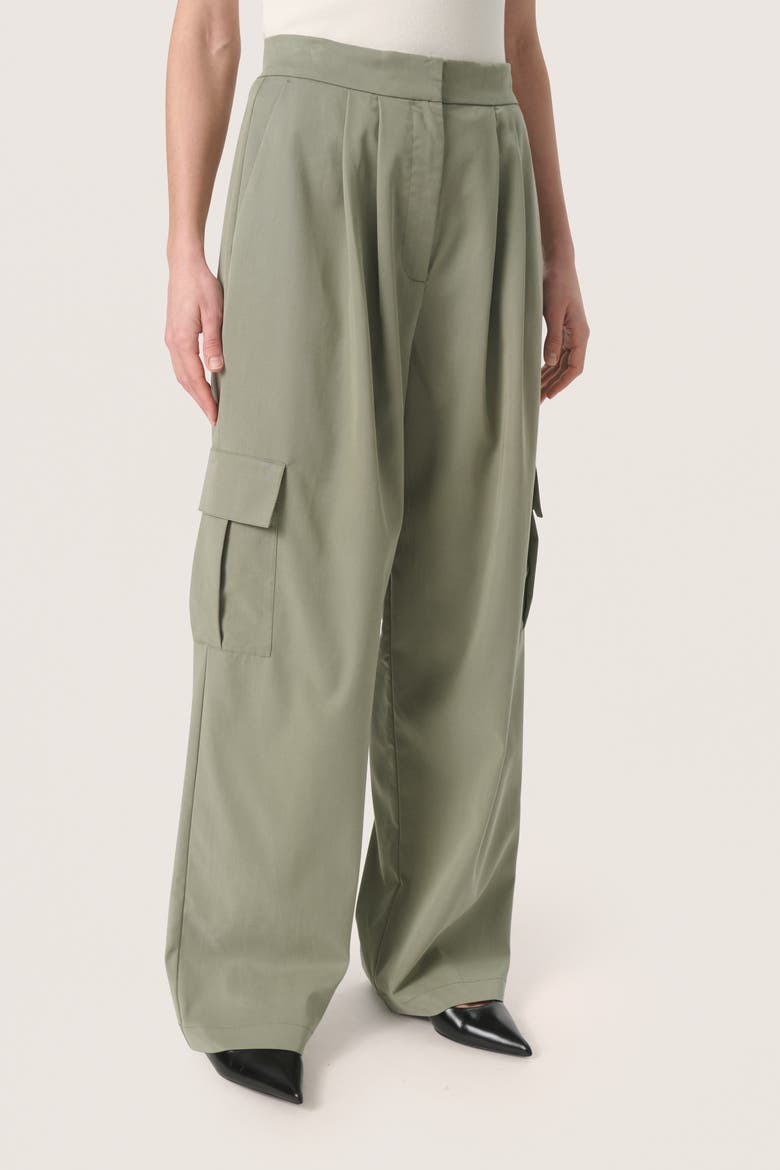 SLKellie High Waist Cargo Trousers, Main, color, Shadow
