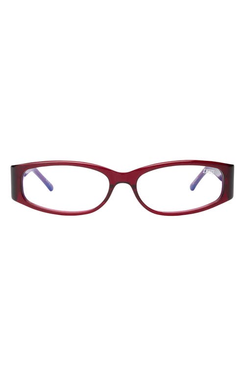 Dezi Desk Sidez 57mm Rectangular Blue Light Blocking Glasses In Multi