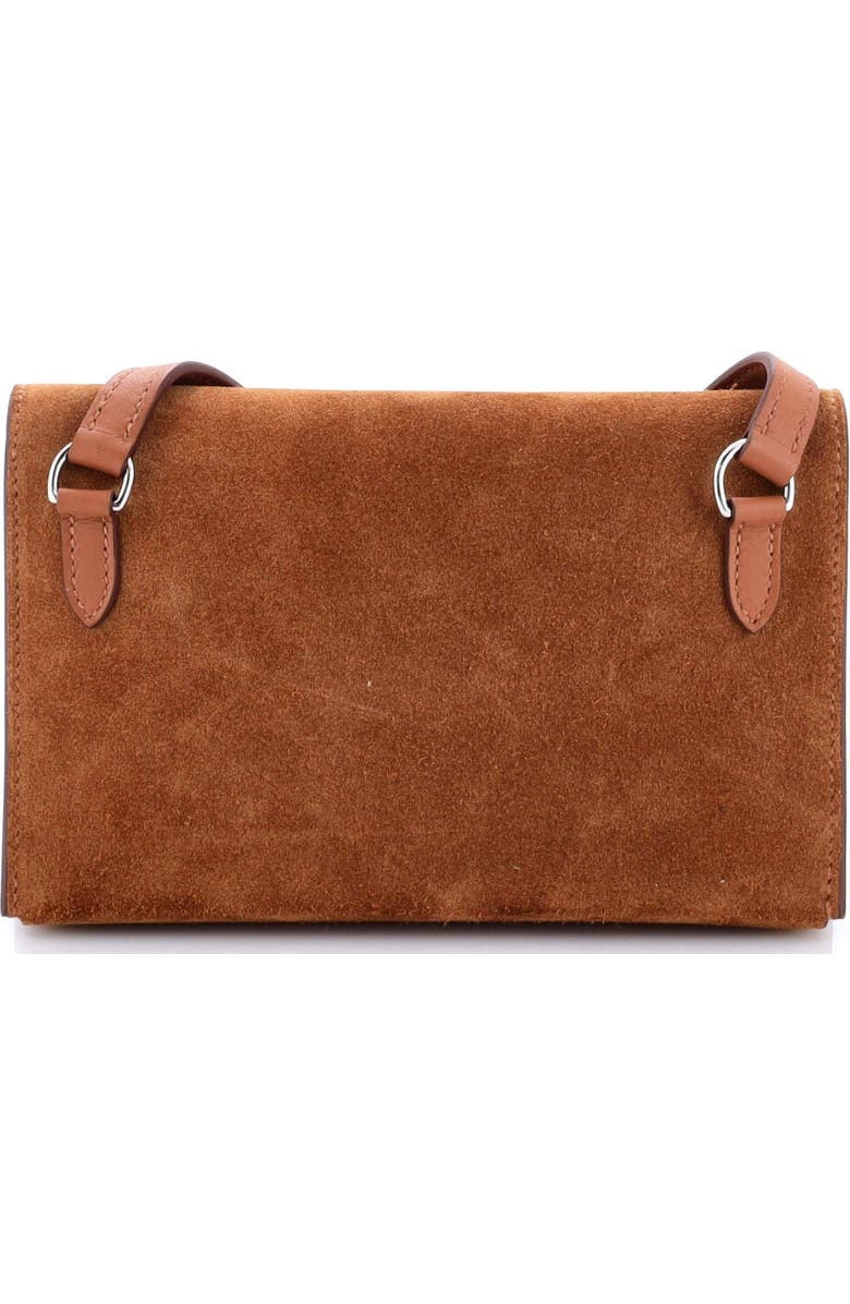 Pre-Owned Hermes Hermesnap Wallet Bag Grizzly and Swift, Alternate, color,