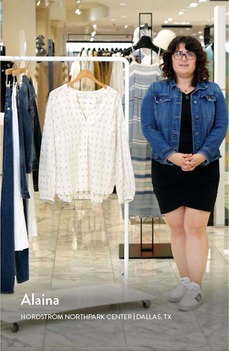 Ainslee Print Cotton Top, sales video thumbnail