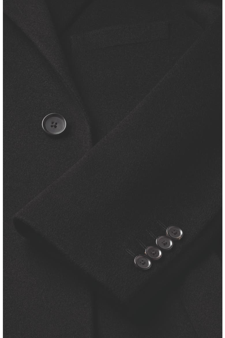 Pure Wool Overcoat, Alternate, color, BLACK