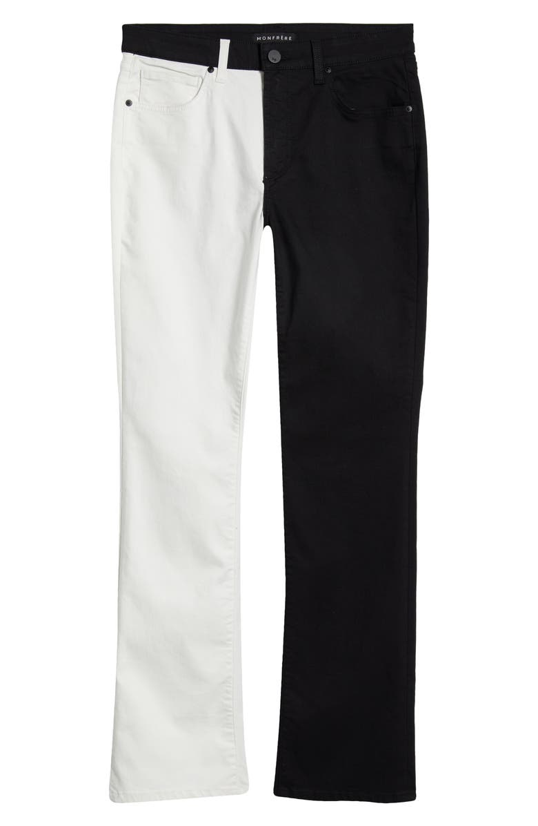 Monfrère Clint Two-Tone Bootcut Jeans, Alternate, color,