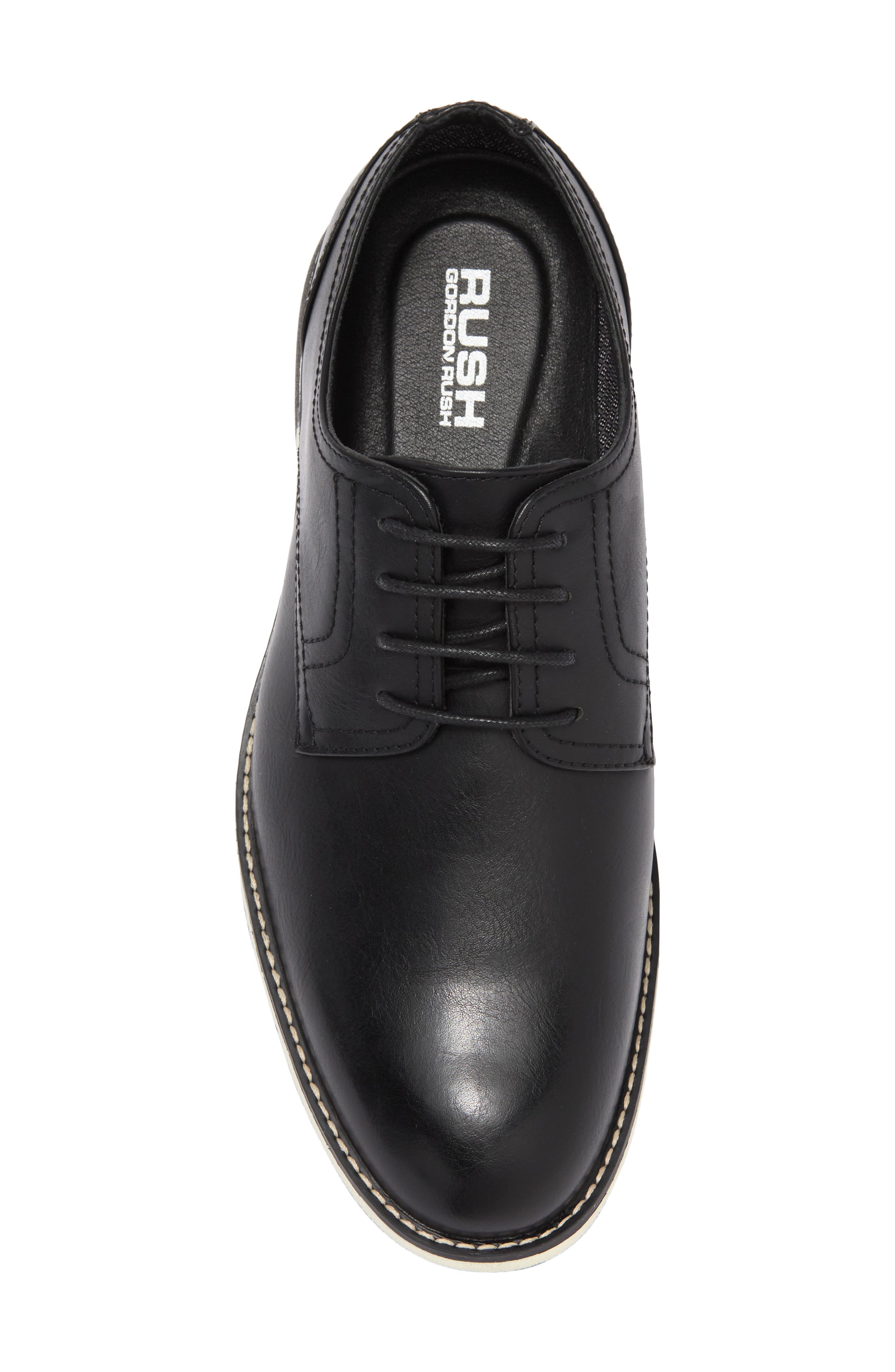 Rush by Gordon Rush Plain Toe Derby, Alternate, color, Black