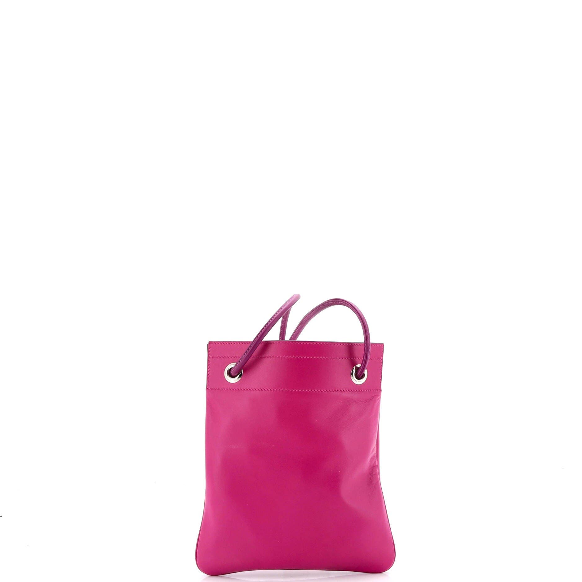 Pre-Owned Hermes Aline Bag Milo Lambskin and Swift Mini, Alternate, color, Rose Pourpre