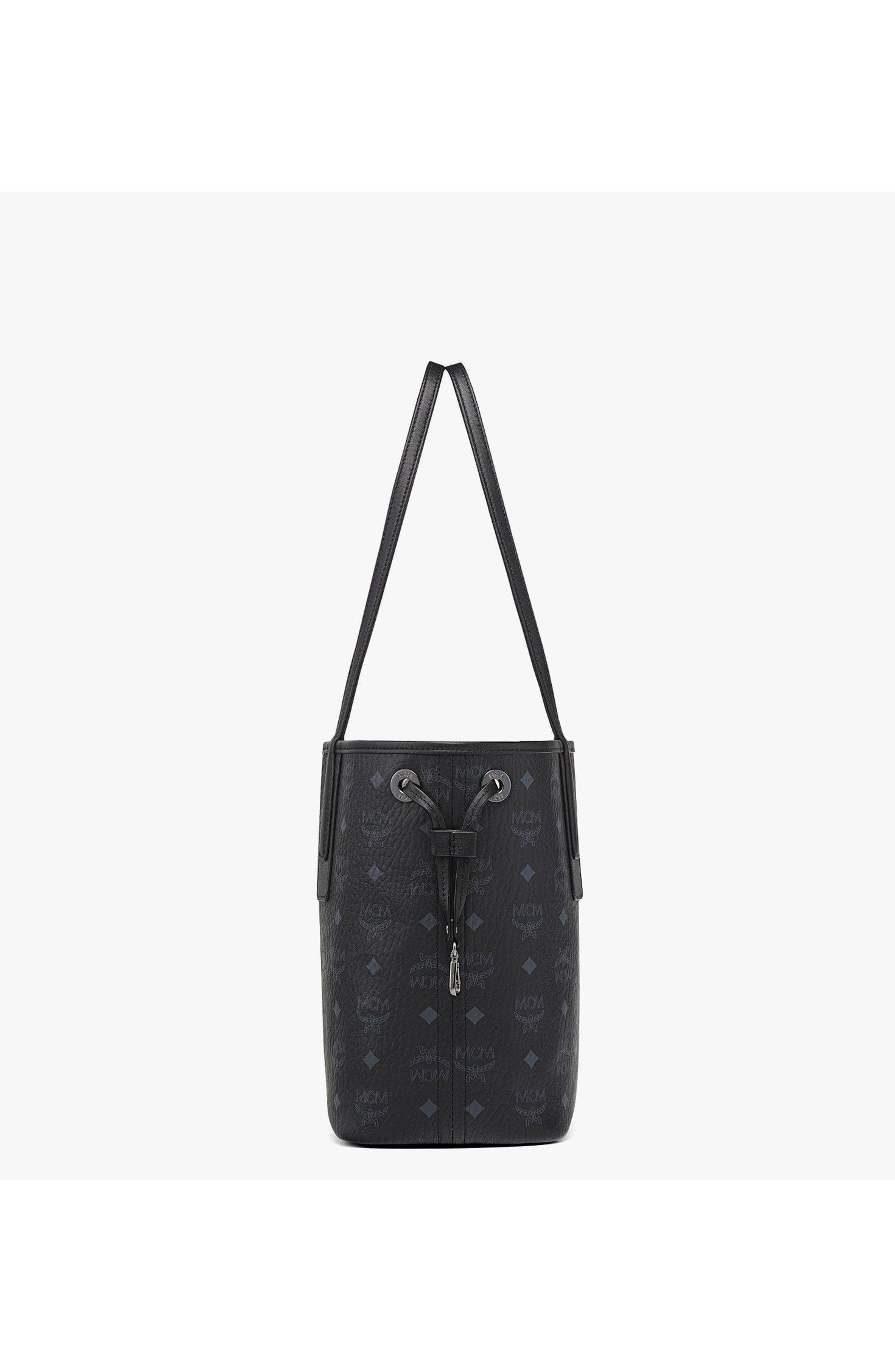 MCM Small Reversible Liz Shopper in Visetos, Alternate, color, 