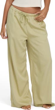 Billabong Wanderer Drawstring Wide Leg Pants
