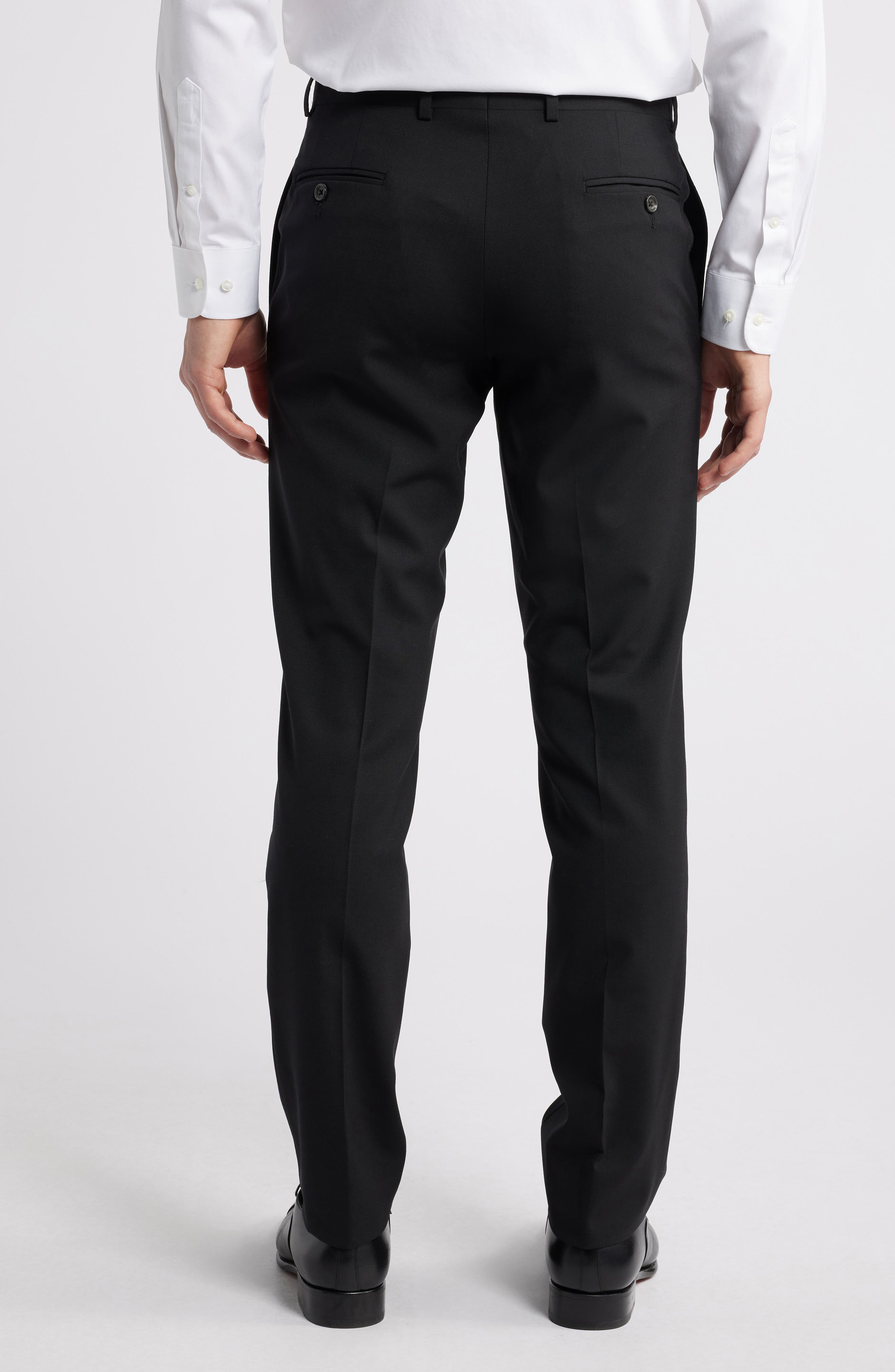 Patrick Flat Front Stretch Wool Dress Pants - image 2